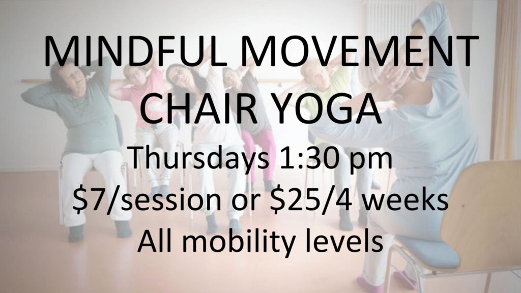 Mindful movement chair yoga for seniors